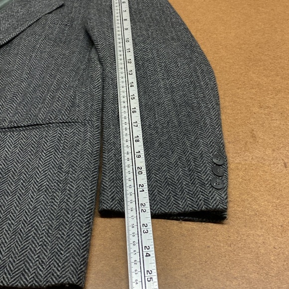 Vintage MEN’S Herringbone Tweed Blazer - Picture 11 of 12